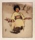 USA / Japan: 'Blossom Child'. Woodblock print by Helen Hyde (1868-1919), 1902, Smithsonian Museum of Art, Washington D.C.