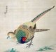 Japan: 'Pair of Pheasants'. Hanging scroll painting by Maruyama Okyo (1733-1795), late 18th century, Philbrook Museum of Art, Tulsa