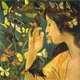 Japan: 'Butterflies'. Oil on canvas painting by Fujishima Takeji (1867-1943), 1904.<br/><br/>

Fujishima Takeji (October 15, 1867 - March 19, 1943) was a Japanese painter from an ex-samurai class household in southern Kyushu. He helped to develop impressionism and Romanticism within the Western-style ('yōga') art movement that became popular in Japanese painting during the late 19th and early 20th century. He would also be inspired by the Art Nouveau movement in his later years.