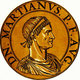 Turkey / Byzantium: Marcian (392-457), Byzantine emperor, from the book <i>Icones imperatorvm romanorvm</i> (Icons of Roman Emperors), Antwerp, 1645. Marcian was the son of a soldier from either Illyricum or Thracia, and spent much of his early life as an unremarkable soldier. He served under the powerful Alan generals Ardabur and Aspar in Africa, where he was taken prisoner by the Vandals. Returning to Constantinople, he became a senator and was later chosen as consort to Pulcheria, sister of the recently deceased Emperor Theodosius II. Marcian became emperor of the Eastern Roman Empire in 450.