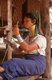 Thailand: Padaung (Long Neck Karen) woman in a village near Mae Hong Son, northern Thailand
