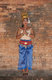 Cambodia: Traditional apsara (celestial nymph) dancer during a special night time dance performance at Prasat Kravan, a 10th century temple dedicated to the Hindu god, Vishnu, Angkor