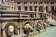 Italy: Mythological animals at the 16th century Praetorian Fountain (Fontana Pretoria), Piazza Pretoria, Palermo, Sicily