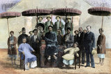 Vietnam: The Mandarin of the port of Haiphong with the director of police, 1883. (Colourization by Raúl Gil Sarmiento). French Indochina (French: Indochine française; Khmer: សហភាព​ឥណ្ឌូចិន, Vietnamese: Đông Dương thuộc Pháp, frequently abbreviated to Đông Pháp) was part of the French colonial empire in southeast Asia. A federation of the three Vietnamese regions, Tonkin (North), Annam (Central), and Cochinchina (South), as well as Cambodia, was formed in 1887.